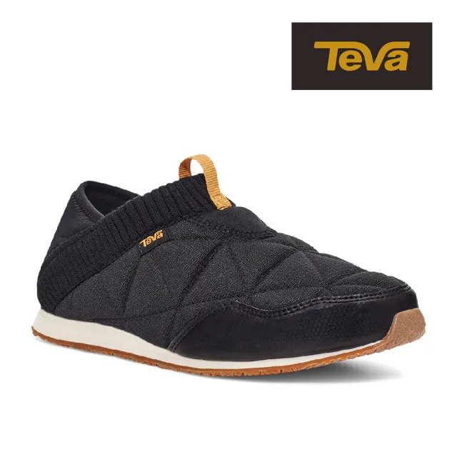 【TEVA】菠蘿麵包鞋 女鞋 休閒鞋 懶人鞋 兩穿式防潑水 保暖 ReEmber Moc 黑 TV1125471BCBH