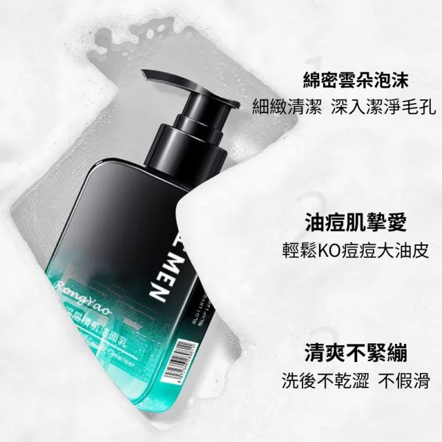 【iBloom】SOLMEN索爾男士MEN深層清肌潔面乳 160g-5入組(深層清潔 改善粗糙 補水保濕 淨化毛孔)