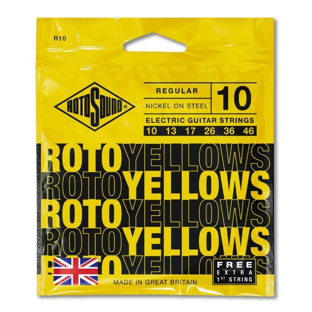 【ROTOSOUND】電吉他套弦 R10｜10-46｜鍍鎳電吉他弦｜英國製造(#鍍鎳弦#電吉他弦#吉他弦)