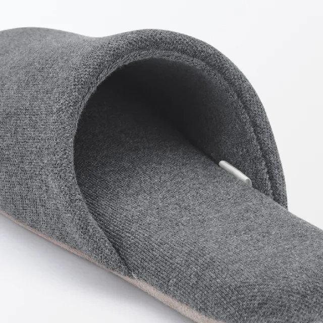 【MUJI 無印良品】柔軟拖鞋(灰色/淺米/綠色)