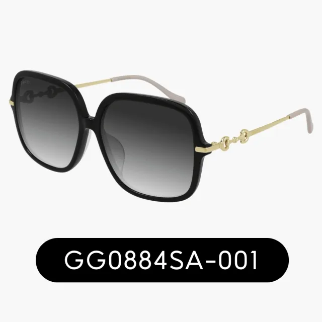 【GUCCI 古馳】限時特降↘時髦必備太陽眼鏡組合(GG0443S、GG0511SA、GG0884SA、GG0889S 多款任選)
