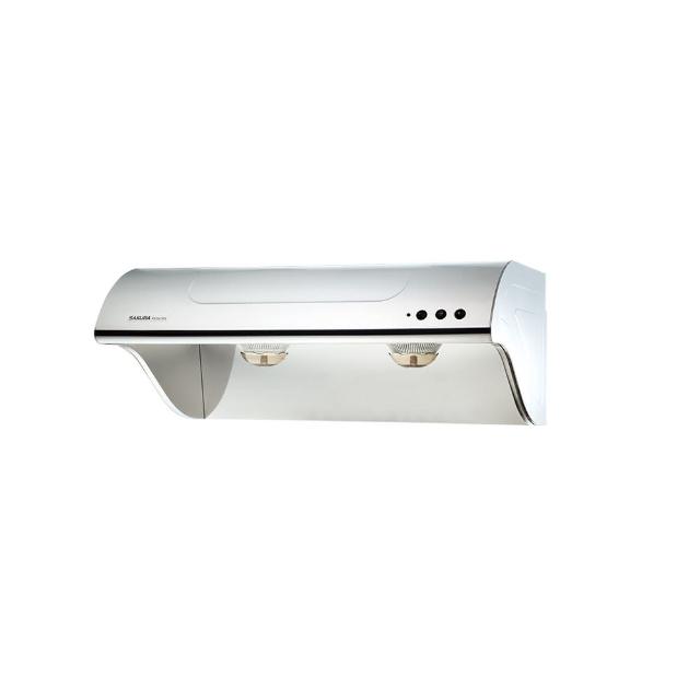 【SAKURA 櫻花】斜背式除油煙機高速雙渦輪+雙效除油70CM(R3262S 火速安裝-官方直營)