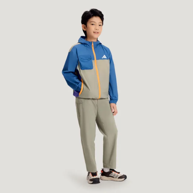 【adidas 愛迪達】連帽外套 童裝 KH0263