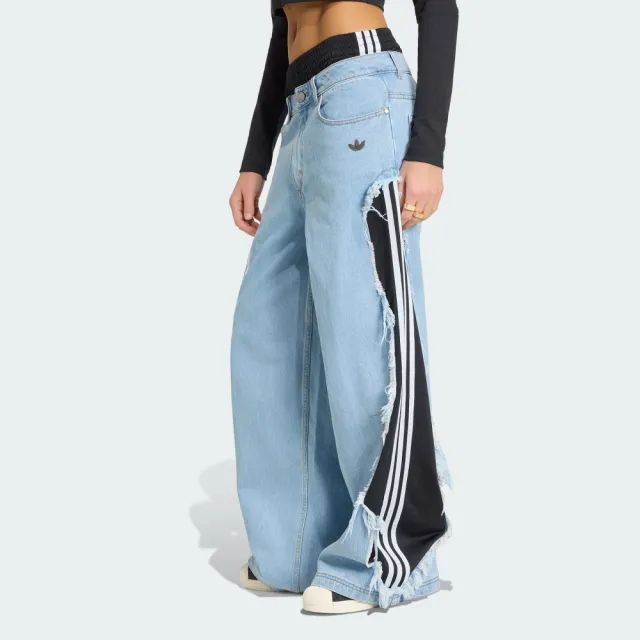 【adidas 愛迪達】ADILENIUM 5.0 丹寧長褲 女 - Originals KY5192