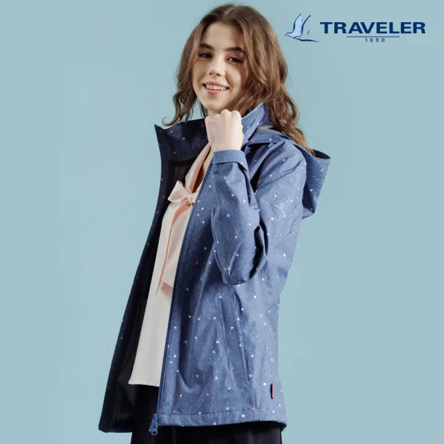 【TRAVELER 旅行者】女款防水抗UV外套_231TR104.103(防水外套/抗UV外套)