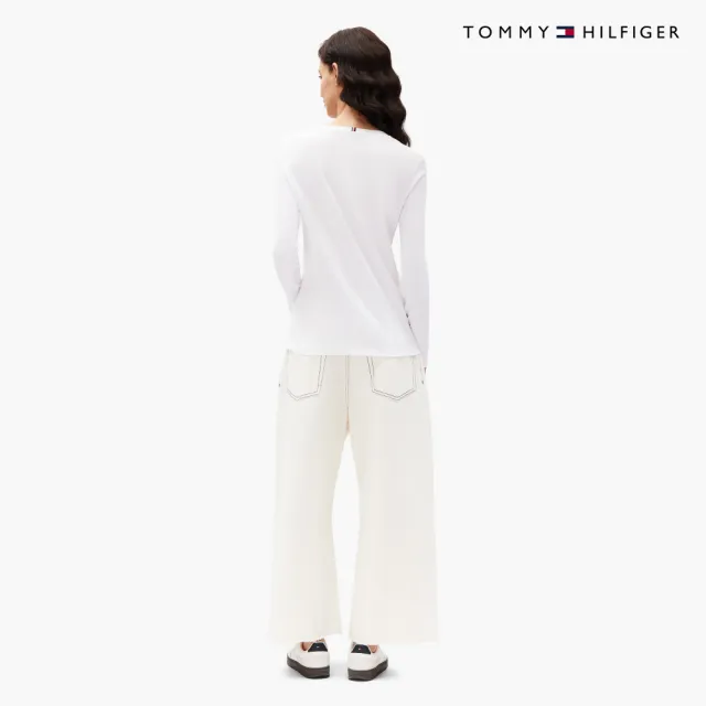 【TOMMY HILFIGER】官方旗艦館基本款圓領 T 恤_裸色