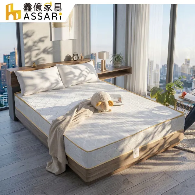 【ASSARI】雙人高彈力支撐獨立筒床墊5x6.2尺x20cm-優眠