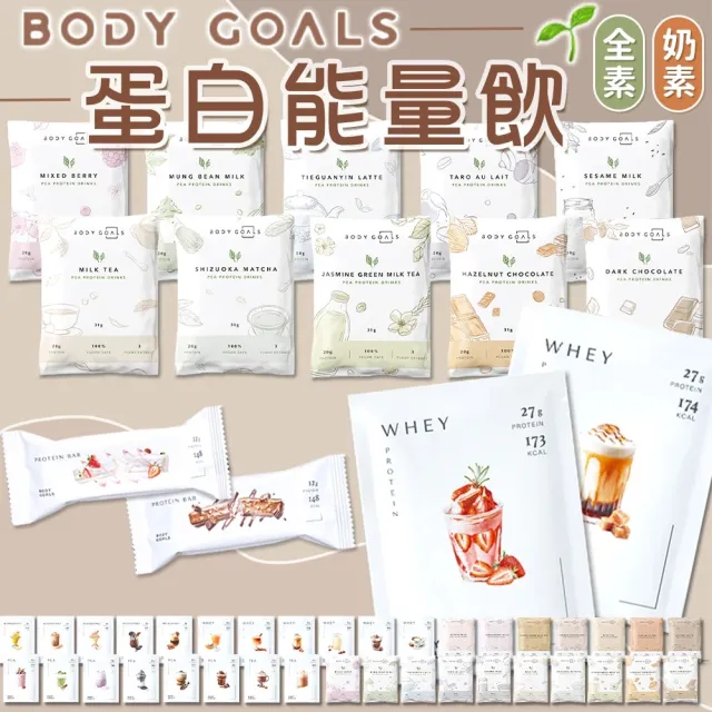 【同闆購物】BODY GOALS PRO乳清/豌豆蛋白飲(高蛋白/多效乳清蛋白飲/豌豆蛋白飲/蛋白飲)