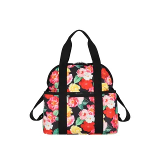 【Lesportsac】輕量尼龍 兩用後背包(2442 繁花派對)