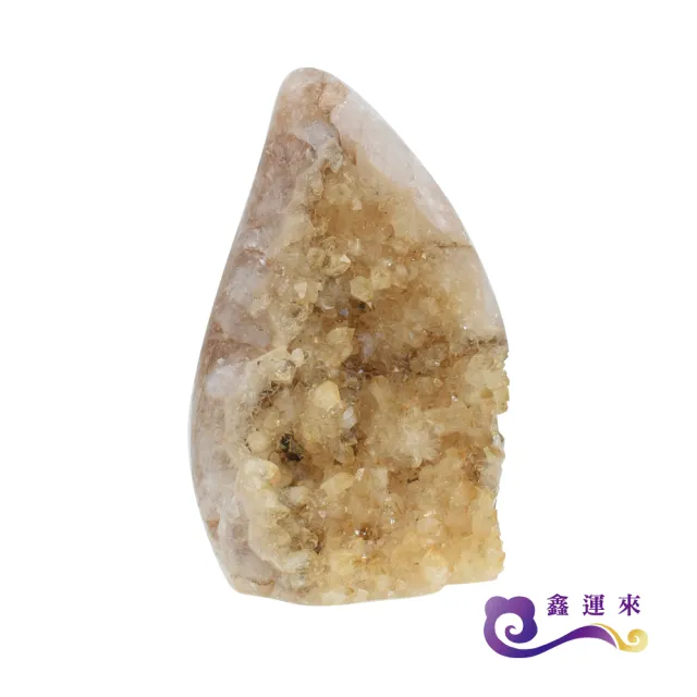 【鑫運來】◎黃水晶火苗晶鎮(500g-600g)