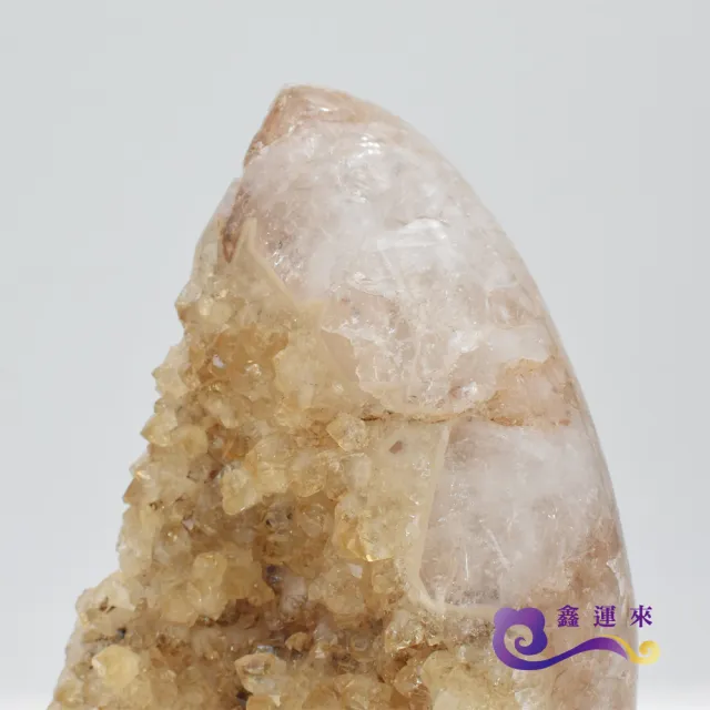 【鑫運來】◎黃水晶火苗晶鎮(500g-600g)