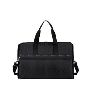 【Lesportsac】輕量材質 奢華大型旅行袋(4319 夜空心語)