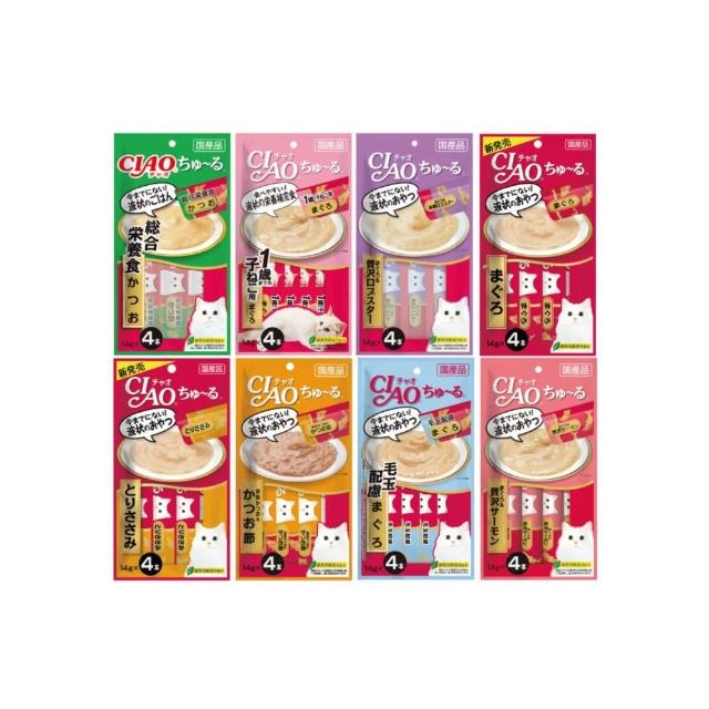 【CIAO】啾嚕肉泥14g*4入-單包(貓零食/貓肉泥)