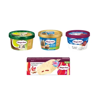 【Haagen-Dazs 哈根達斯】冰淇淋 日本限定 迷你杯10入組 (莓果牛乳雪糕 新上市 良品出清 售完不補)