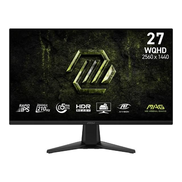 【MSI 微星】MAG 275QF E21 27型 IPS WQHD 210Hz 2K 電競螢幕(0.5ms/HDR)