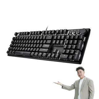 【i-Rocks】K74M 機械式鍵盤 熱插拔 Gateron軸 黑色 白光