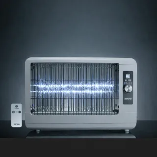 【KINYO】隻隻較-電擊式捕蚊燈/遙控式電子捕蚊器(KL-6510) 會數數/陰冷極雙燈管