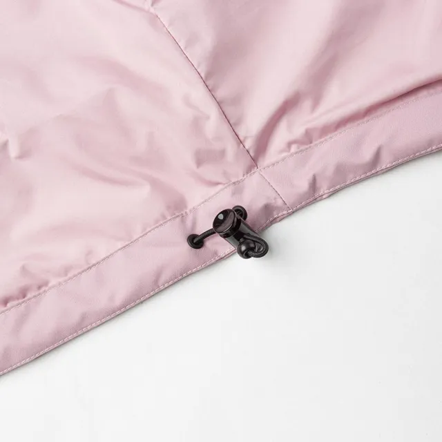【The North Face】TNF 休閒 運動 DRYVENT防水連帽衝鋒衣 W REIGN ON JACKET - AP 女 粉 (NF0A8FZRF0I)