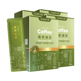 【DV 麗彤生醫】孅順咖啡x4盒(15ml/包;10包/盒;羅布斯塔咖啡豆;酵母胜肽)-保健禮盒
