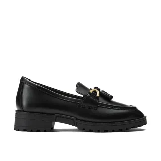 【Clarks】女鞋 Kay Step 幾何美感C型金屬飾釦流蘇樂福鞋(CLF80706C)