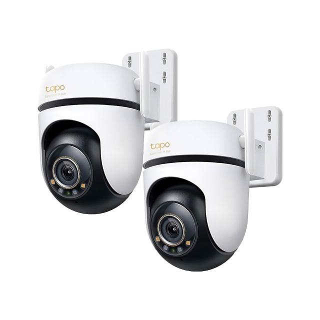 (二入組)【TP-Link】Tapo C530WS 3K 500萬畫素AI旋轉戶外無線網路攝影機 IP CAM(全彩夜視/IP66防水/支援512