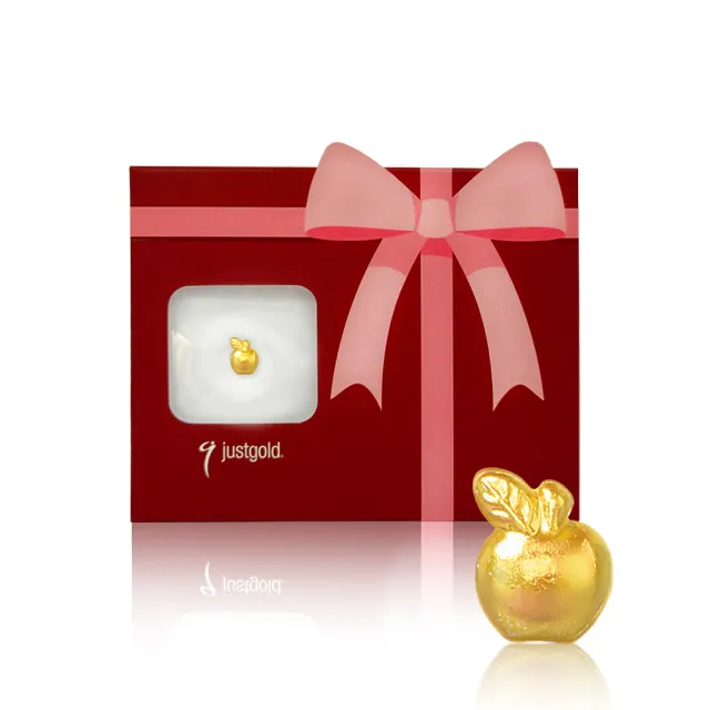 【Just Gold 鎮金店】9999黃金小金豆 1g 三入組(網路限定)