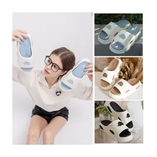 【SCANDINAVIAN FOREST 北歐小刺蝟】海豚寶寶．軟彈足弓拖鞋 男鞋 女鞋 多色 休閒鞋 透氣 輕量 彈力 柔軟