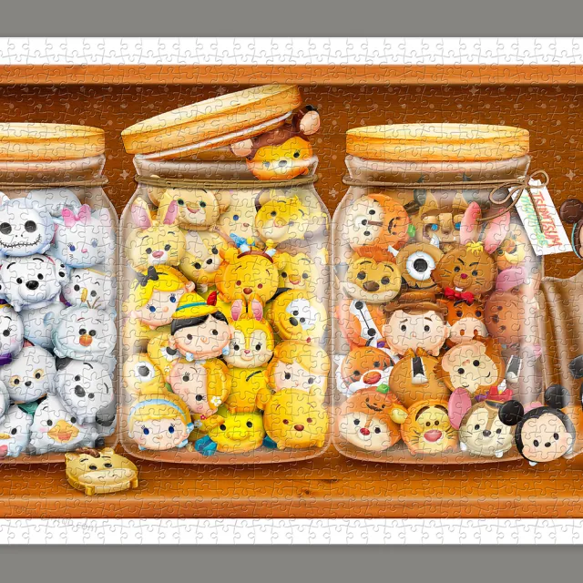 【Pintoo】全景2000片拼圖 - 迪士尼 - Tsum Tsum - 繽紛糖果罐
