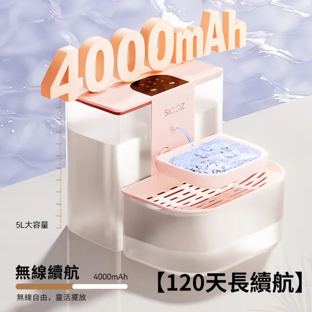 現貨 傾倒式飲水機（寵物飲水機 寵物餵水器 貓咪飲水機 恆溫滅菌 定時換水 淨污分離 遠程操控）