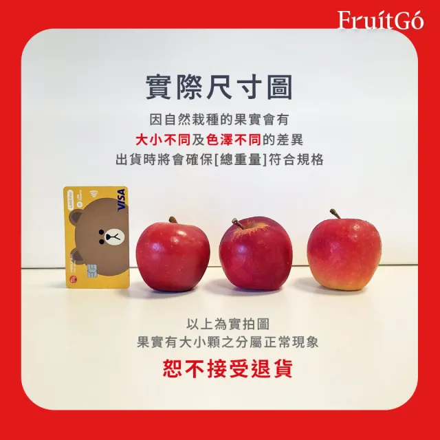 【FruitGo 馥果】紐西蘭樂淇特大蘋果x6管_每管4顆(#412_中元普渡 水果送禮）