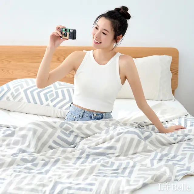 【Great Living 格蕾寢飾】La Belle ICECOOL眠綿冰蠶絲蛋白涼感涼被(180X200CM) 涼被/冰絲瞬涼/任選