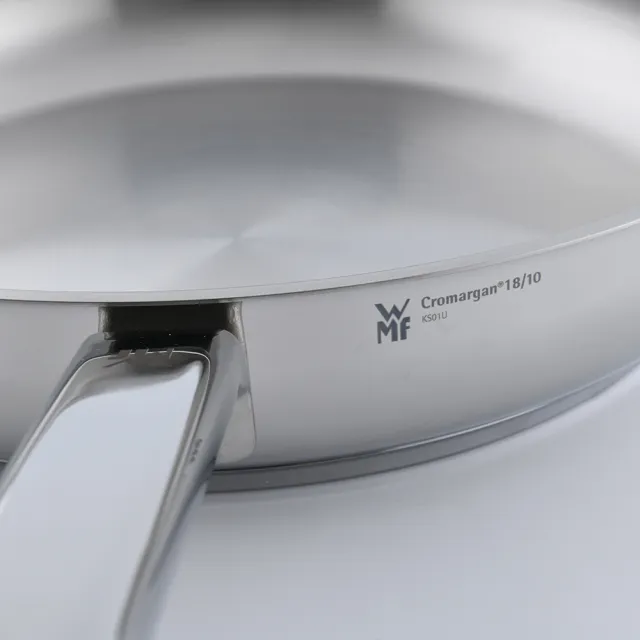 WMF Compact 不鏽鋼平底鍋 28cm (電磁爐 IH爐可用)(平輸品)