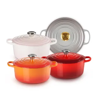 Le Creuset】典藏琺瑯鑄鐵鍋圓鍋22cm(多色選1) - momo購物網- 好評推薦