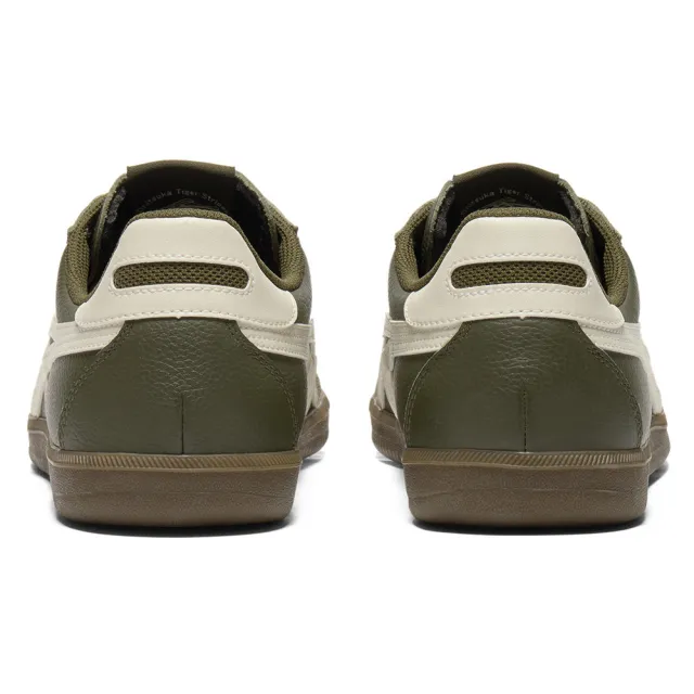 【Onitsuka Tiger】鬼塚虎-軍綠底白虎爪紋 TOKUTEN(1183C429-202)休閒鞋