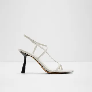 【ALDO】NALLIA-氣質細帶繞踝高跟涼鞋-女鞋(白色)