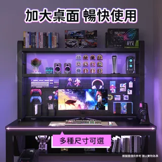 【靚白家居】重型工作桌 120公分 洞洞板電腦桌 (電競桌 書桌 工作桌 居家辦公桌 餐桌)