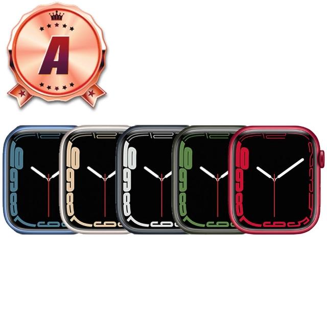 【Apple】A級福利品 Watch Series 7 GPS 45mm 鋁金屬 智慧型手錶(贈市值1480配件禮)