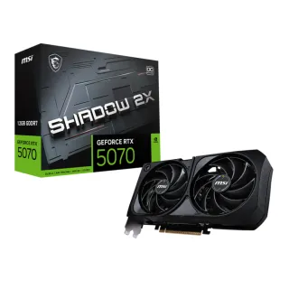 【微星】顯卡+電源組★RTX 5070 12G SHADOW 2X OC 顯示卡+微星MPG A850GS PCIE5 80 PLUS 850W 金牌電源