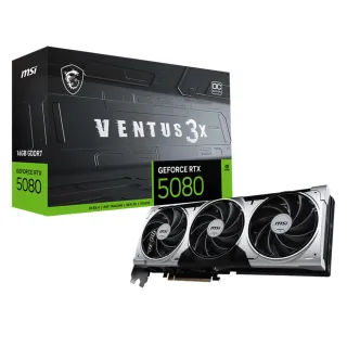 【微星】顯卡+電源組★RTX 5080 16G VENTUS 3X OC 顯示卡+微星MPG A850GS PCIE5 80 PLUS 850W 金牌電源