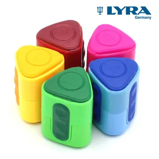 【LYRA】雙孔削筆器-1入(削鉛筆機 削鉛筆 大小通吃 削鉛筆器 筆削)