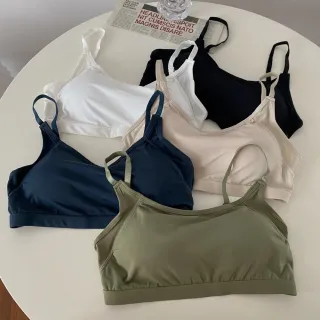 【Uicy】韓版冰絲美背防走背心 帶胸墊免穿內衣 小可愛背心衣 V363