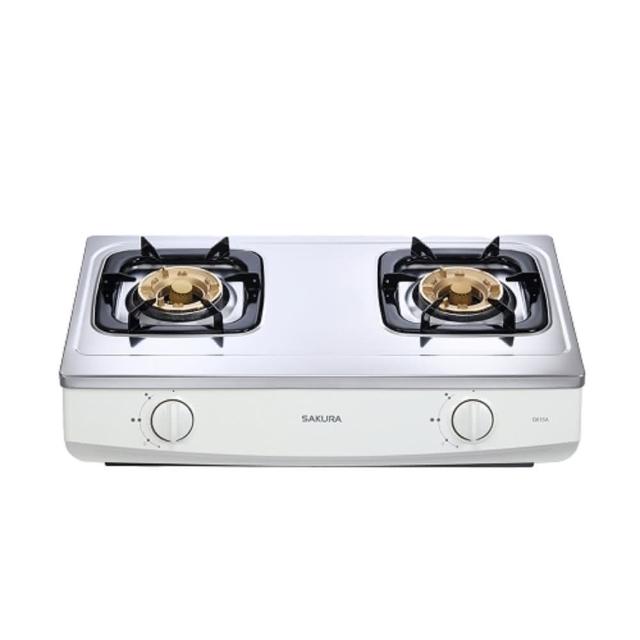 【SAKURA 櫻花】二口傳統安全台爐(G615A 原廠保固)