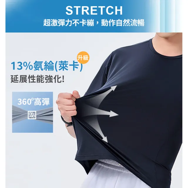 【JU SHOP】超值三件組!男女原紗涼感衣 速乾衣( 運動衣 短袖 涼感T恤 吸濕排汗 圓領T 防曬 情侶款)