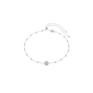 【SWAROVSKI 施華洛世奇】官方直營 Una Angelic 鏈墜 圓形切割 鍍白金色 | 5733116