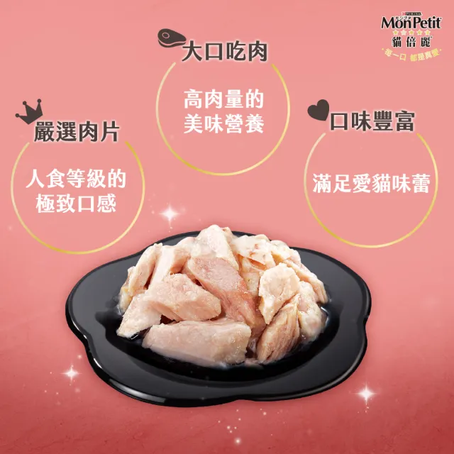 【MonPetit 貓倍麗】金罐 85gx24罐(貓副食 貓罐頭 貓濕糧)