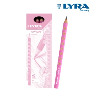 【LYRA】三角洞洞鉛筆6入(常規色)｜德國製 洞洞筆 三角鉛筆 大三角鉛筆 粗三角鉛筆