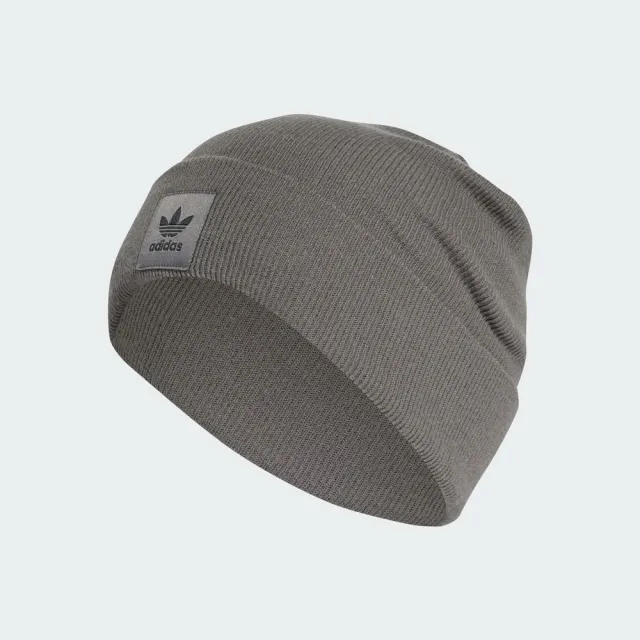 【adidas 愛迪達】Ac Cuff Knit 針織帽 米灰 反折 保暖 柔軟(IS4630)