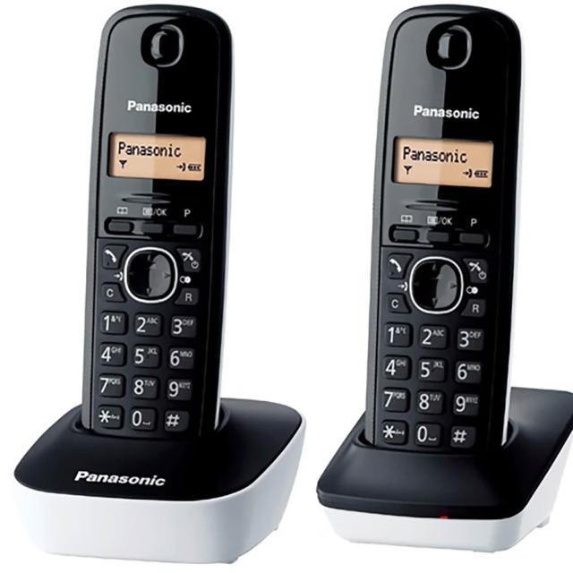 【Panasonic 國際牌】數位高頻無線電話-率性白(KX-TG1612)