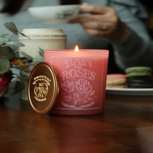 TWG Tea】玫瑰芬香茶薰香蠟燭Bain de Rose Tea Scented Candle(茶薰香
