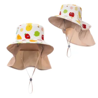 【Brille Brille】海馬系列 頸部防護 UPF50+兒童防曬帽(可收放型- 多款)